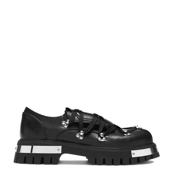 YELLO / TOKYO BLACK DOUBLE SNEAKER LONG BOOTS