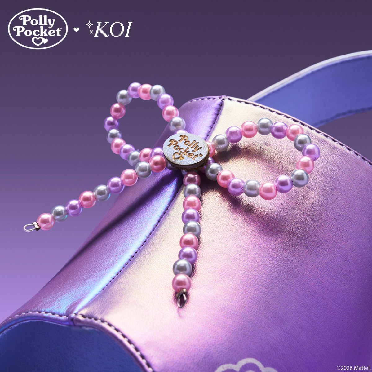 KOI It’s Polly’s World Platform Heels- Purple