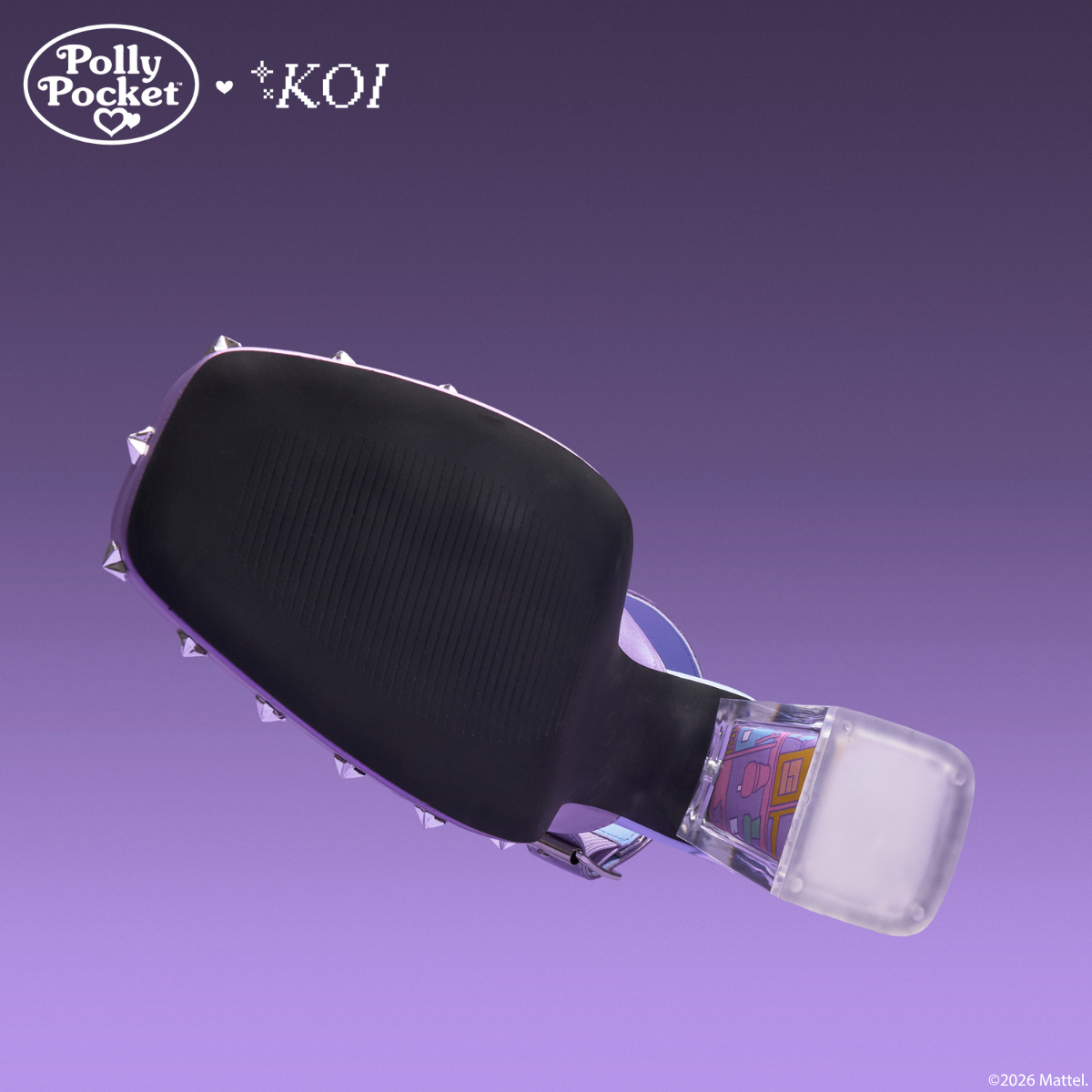 KOI It’s Polly’s World Platform Heels- Purple