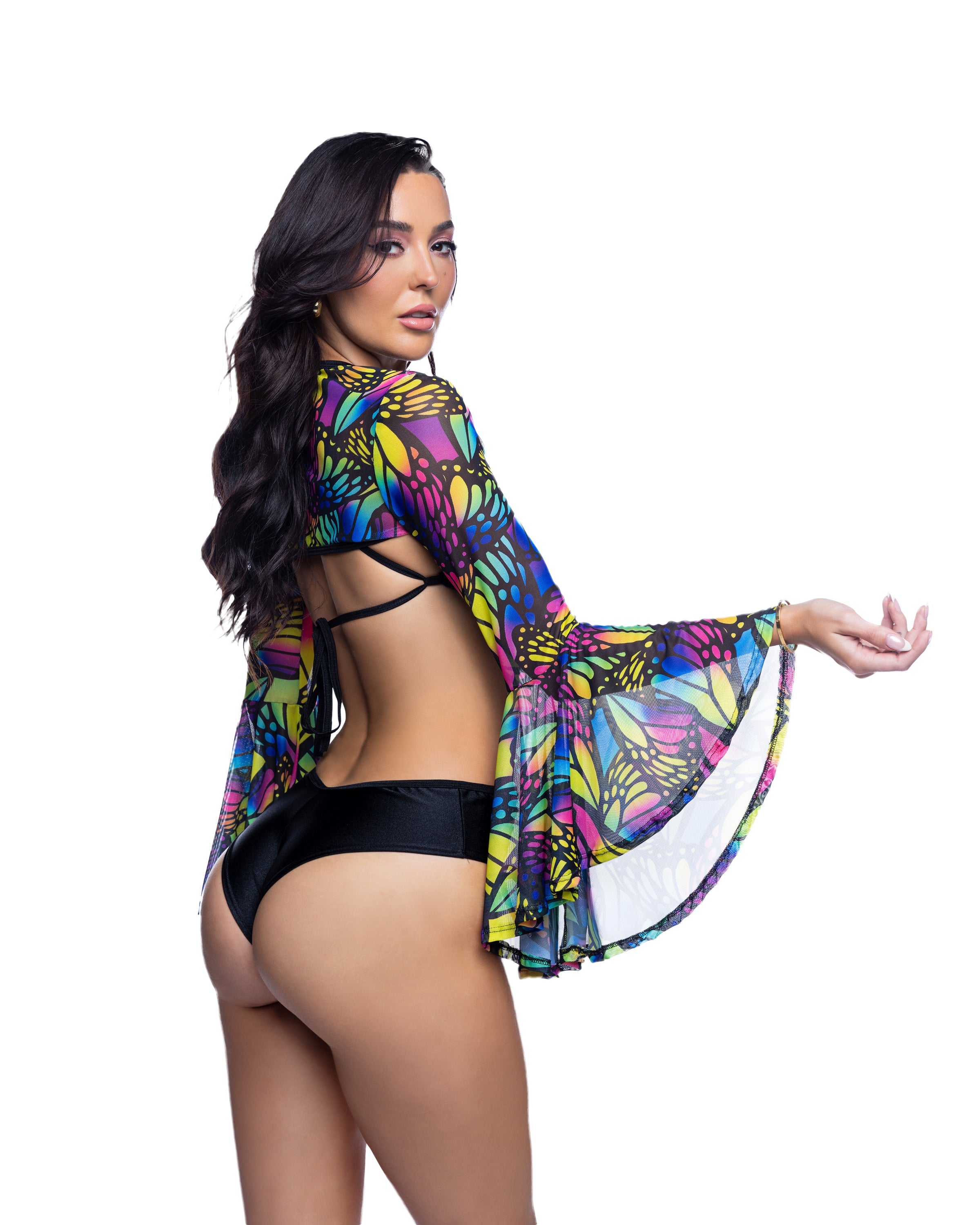 Bell-Sleeve Shrug