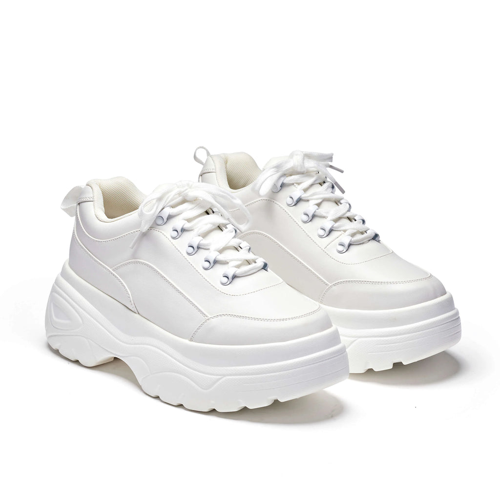 KOI Jennie White Chunky Bubble Trainers