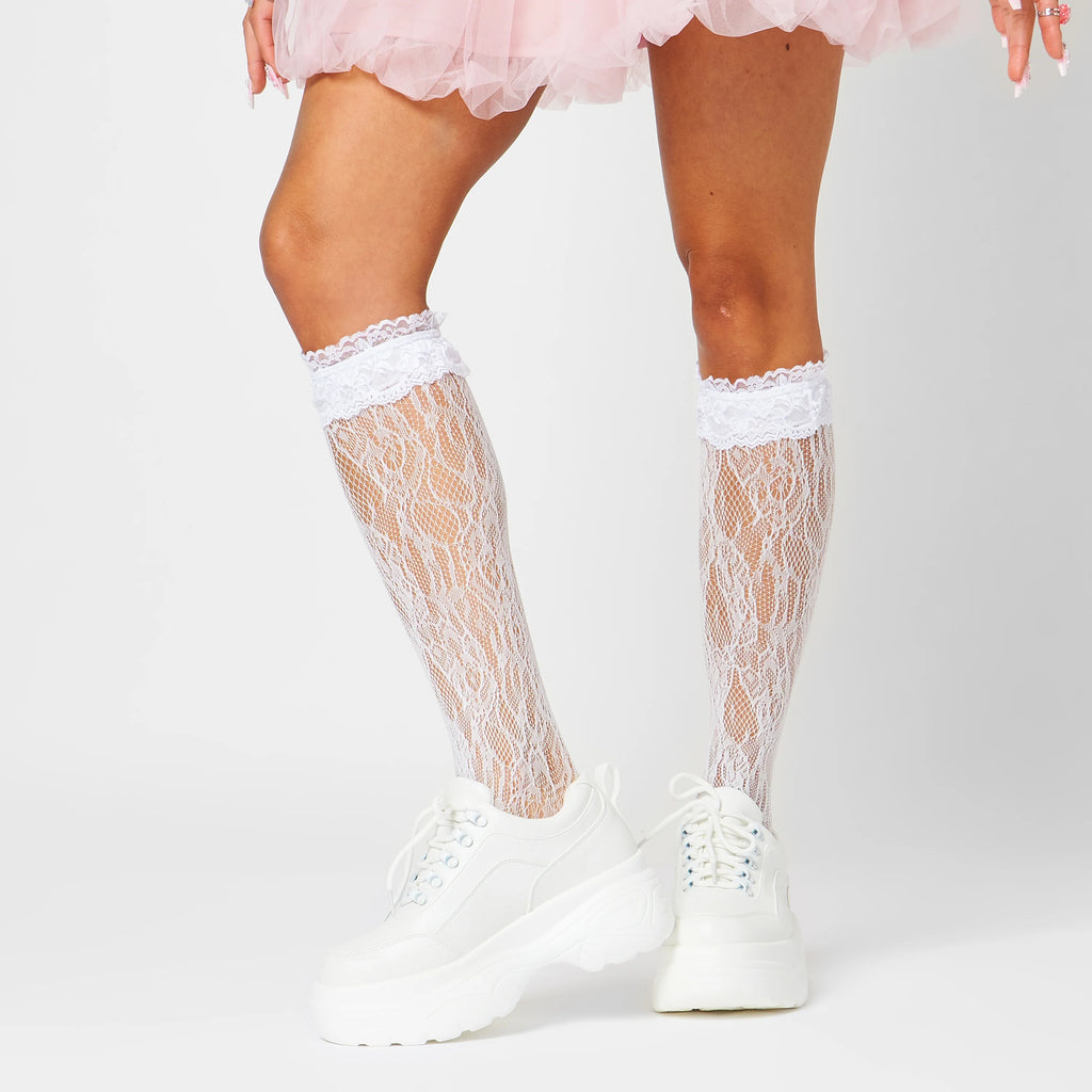 KOI Jennie White Chunky Bubble Trainers-Clearance