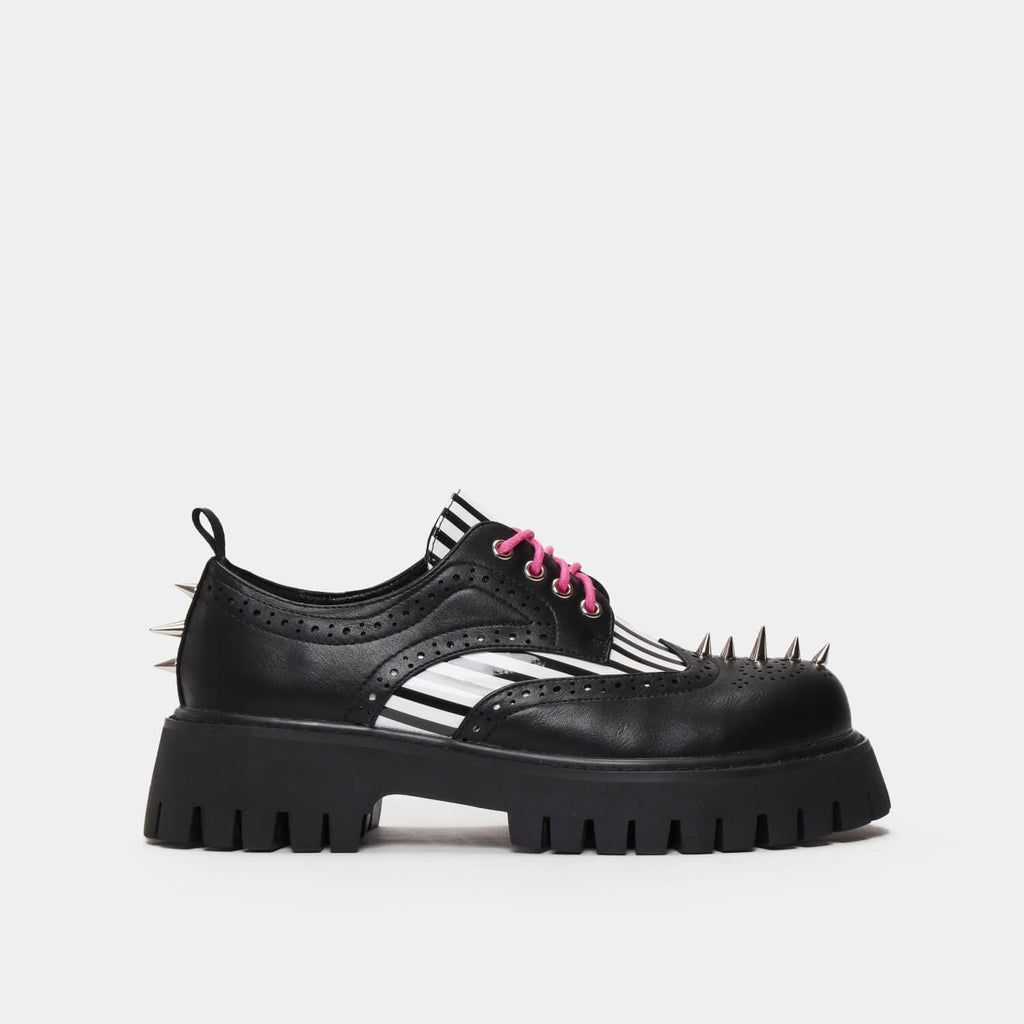 KOI Footwear The Culture Steampunk Brogues Vegan Chunky Platform Shoes