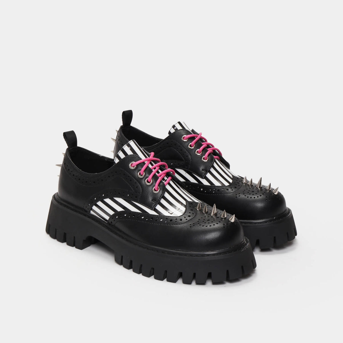 KOI Footwear The Culture Steampunk Brogues Vegan Chunky Platform Shoes