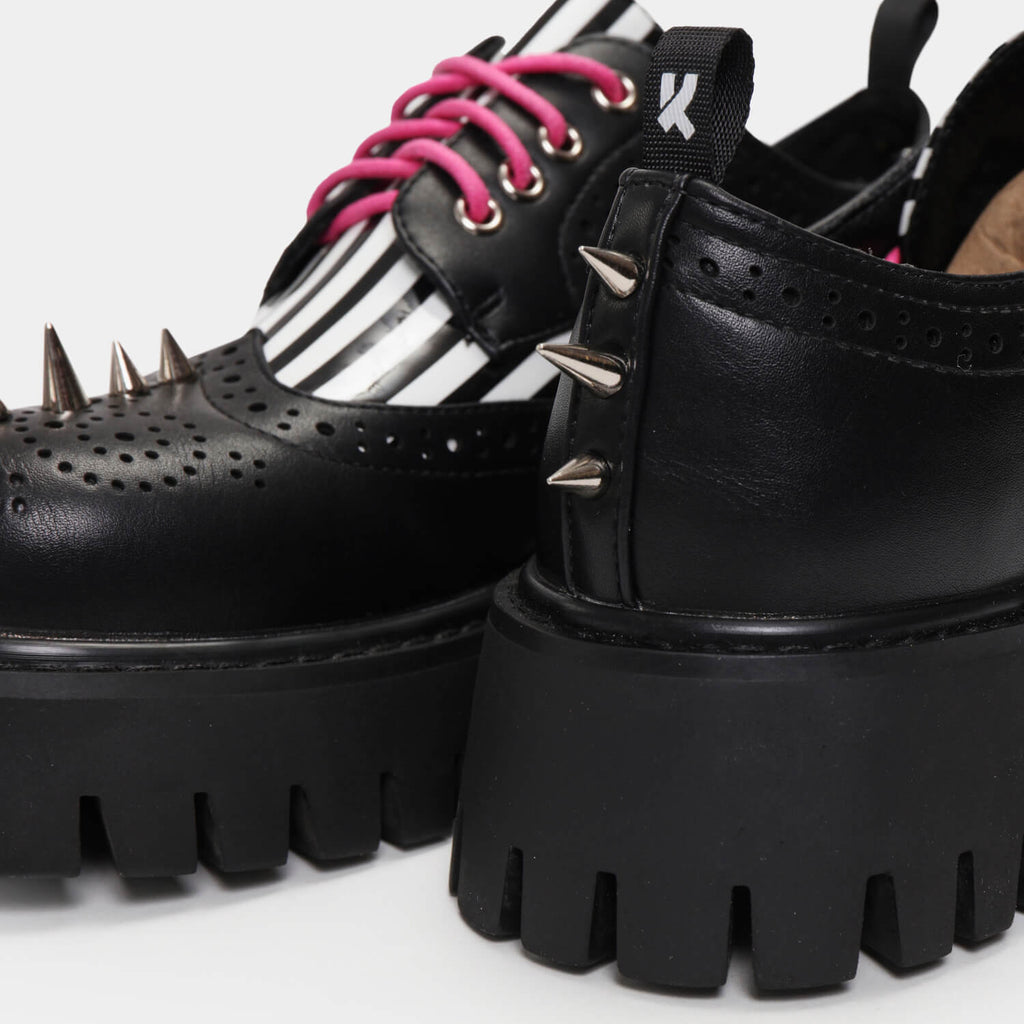 KOI Footwear The Culture Steampunk Brogues Vegan Chunky Platform Shoes