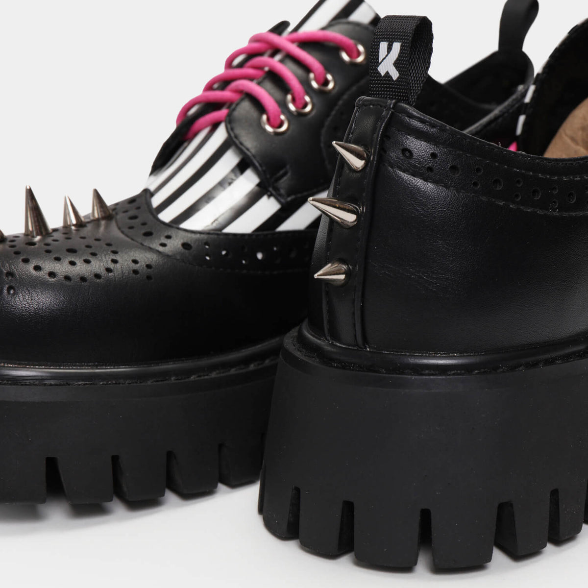 KOI Footwear The Culture Steampunk Brogues Vegan Chunky Platform Shoes