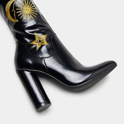 ASTRID Gold Star and Moon Long Boots