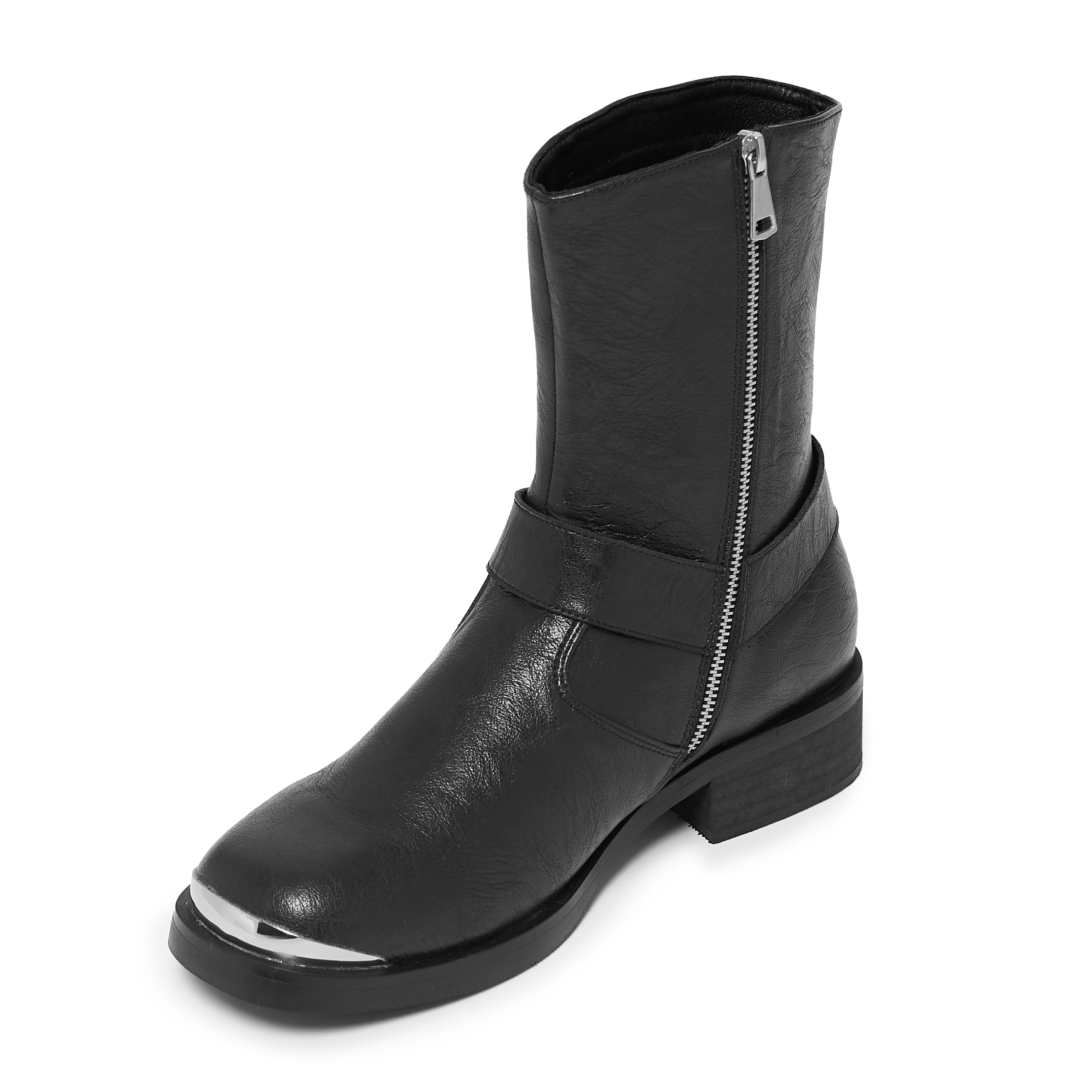 Ghost by KOI - Nameless Ghouls Men's Stacked Biker Boots-Clearance