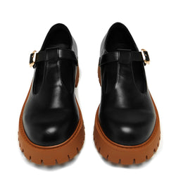 Abbot Men's Chunky Mary Janes - Black