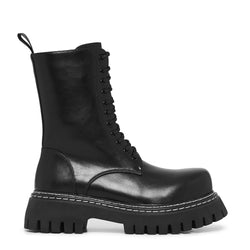 Arasaka Double Rand Military Boots - Black