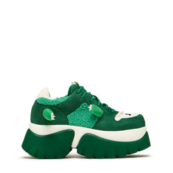 Beanzilla Platform Trainers - Green-Size 7-Clearance