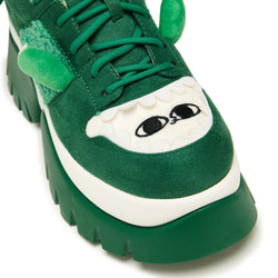 Beanzilla Platform Trainers - Green-Size 7-Clearance