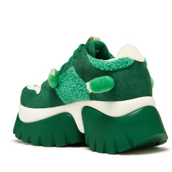 Beanzilla Platform Trainers - Green-Size 7-Clearance