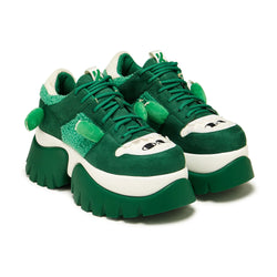 Beanzilla Platform Trainers - Green-Size 7-Clearance