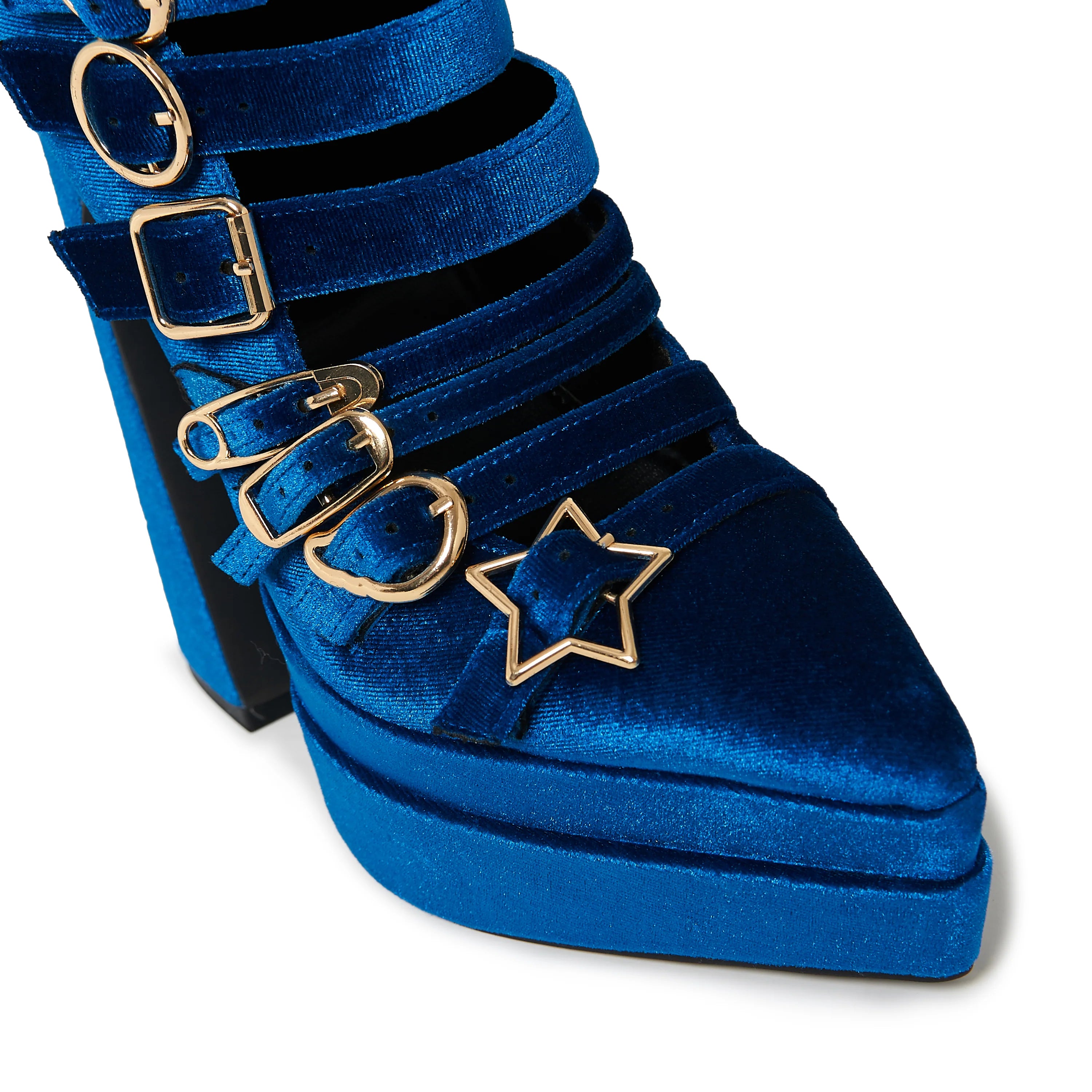 KOI Cyberspace Celestial Long Boots - Blue