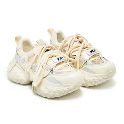 Frozen Shores Mega Chunky Trainers - Vanilla-Size 8-Clearance