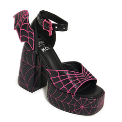 Talons épais rembourrés Haunt Couture - Noir