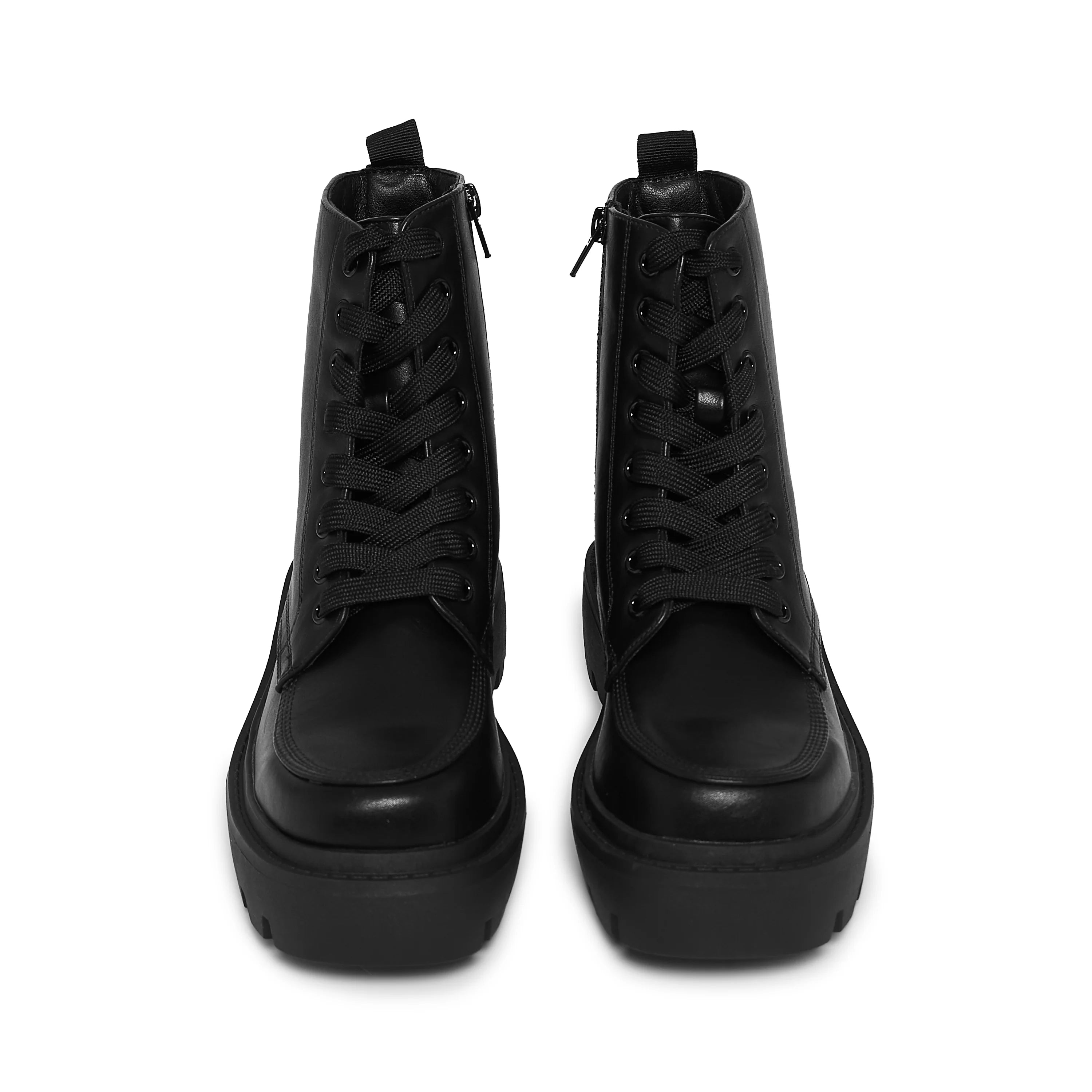 Malai Lace up Boots - Black