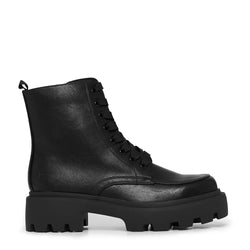 Malai Lace up Boots - Black
