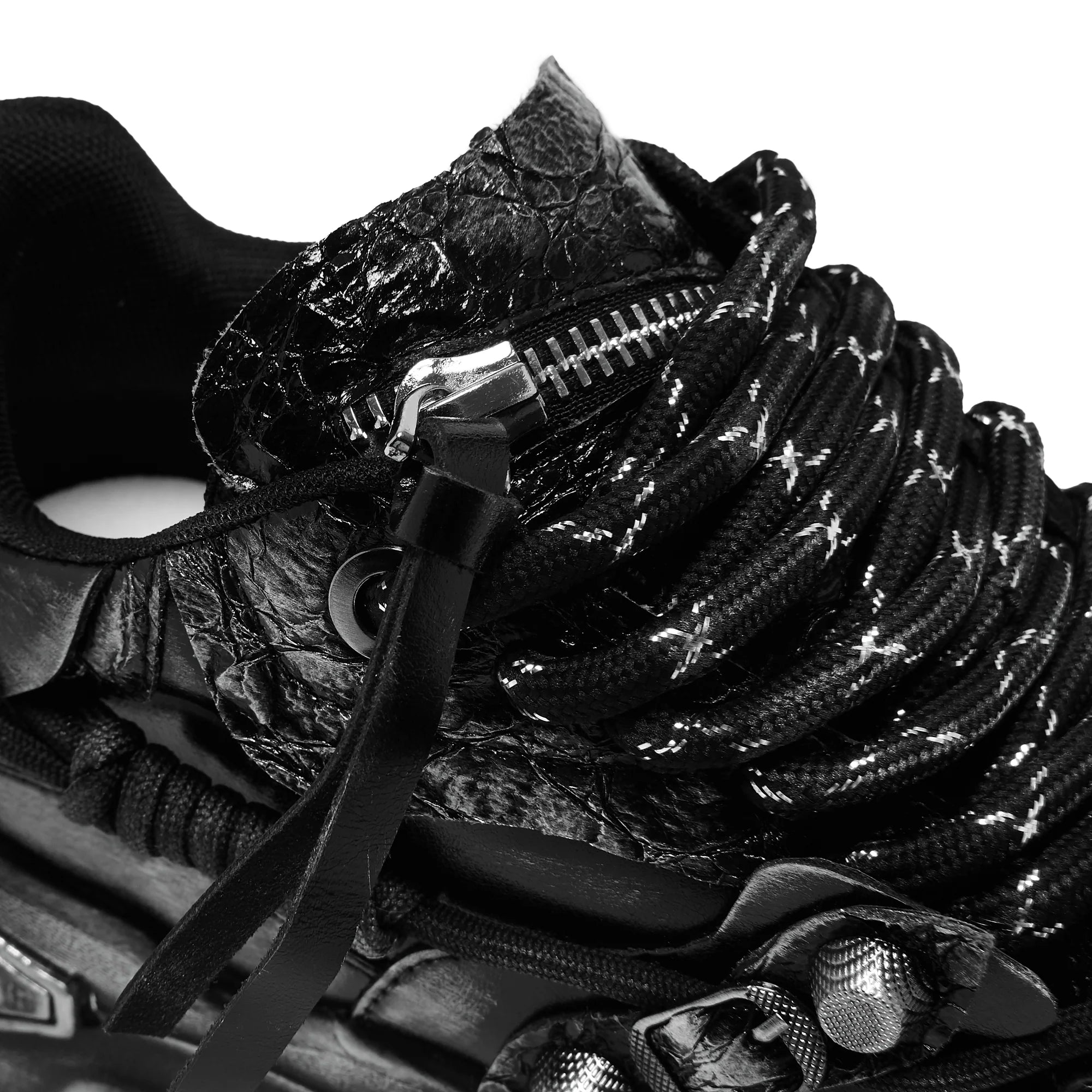 KOI Metamorphosis Distressed Platform Trainers - Charcoal-Clearance