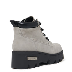 Novus KOI Chunky Lace Up Boots - Grey