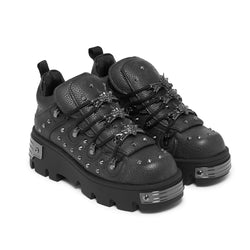 Thurnax Chunky Hardware Trainers - Black