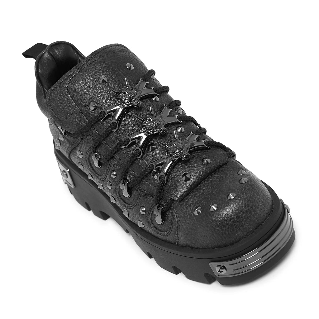 KOI Thurnax Chunky Hardware Trainers - Black