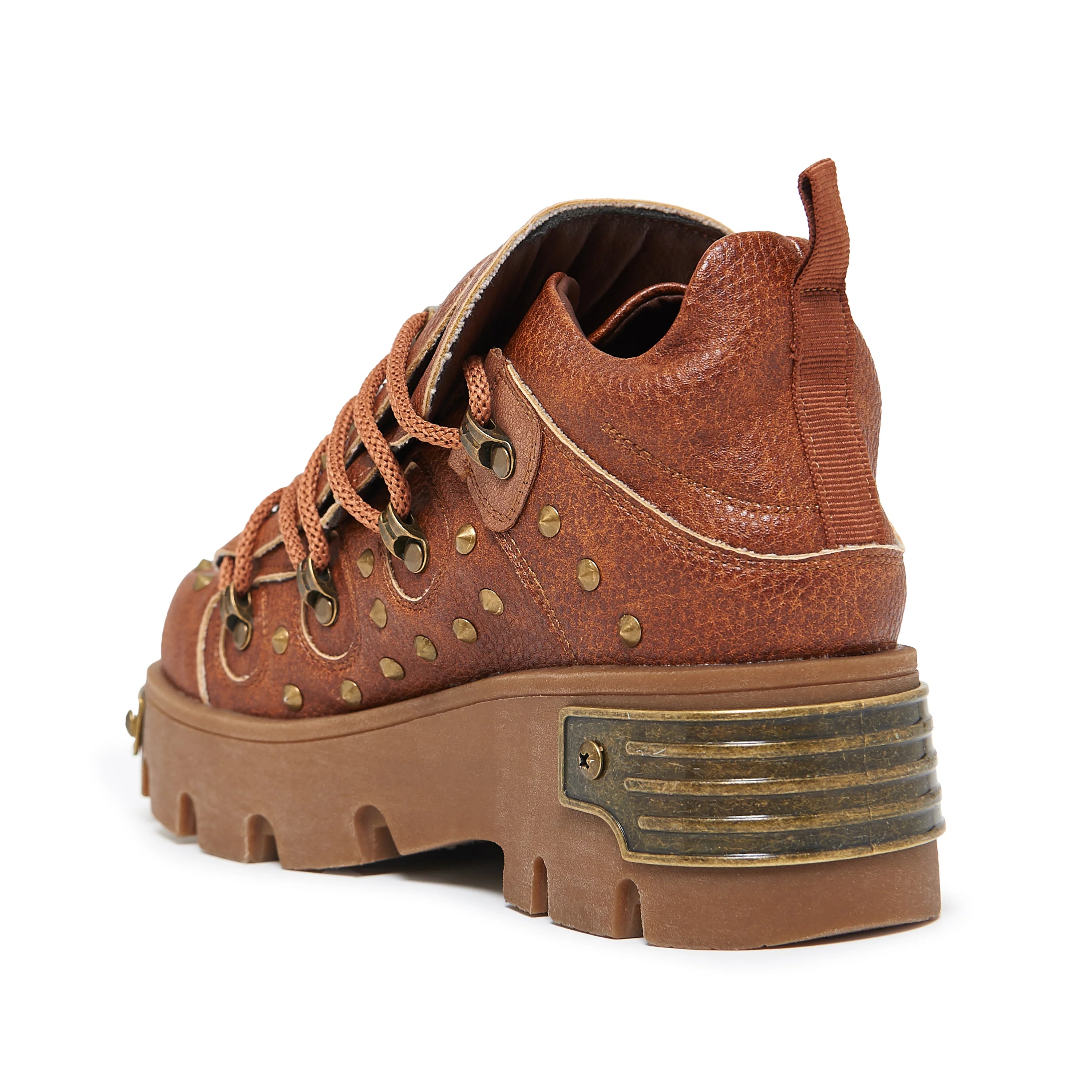Thurnax Chunky Hardware Trainers - Brown