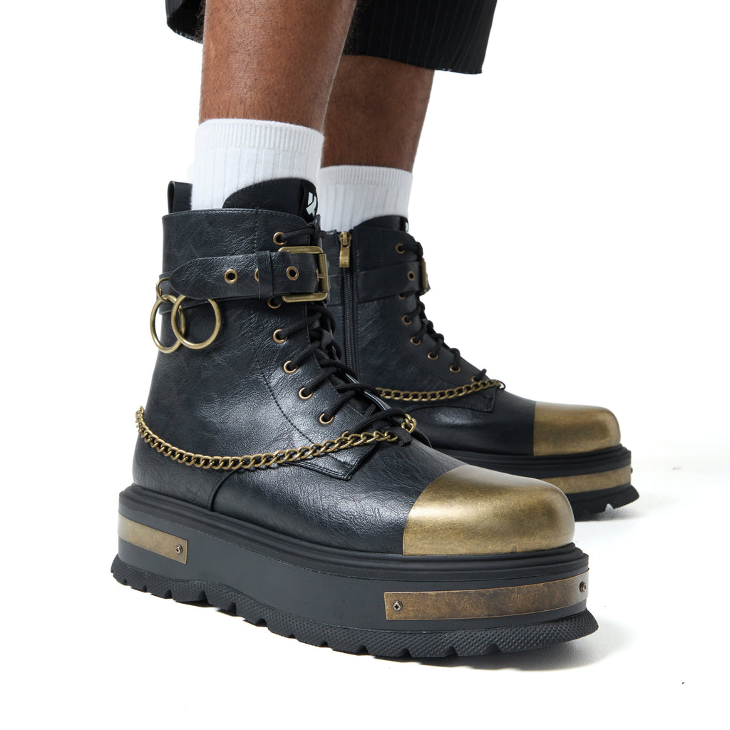 KOI_Vintage Borin Men's Platform Boots_MOD