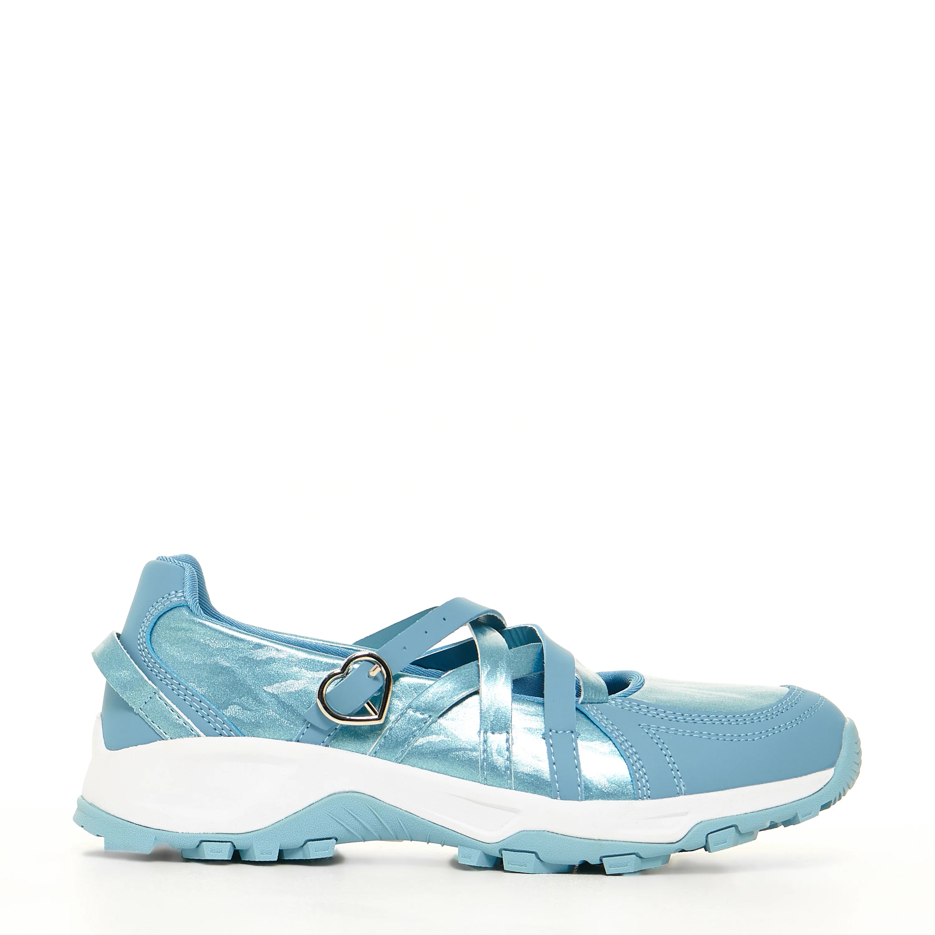 KOI Kyubi Shimmering Ballet Mary Janes - Blue