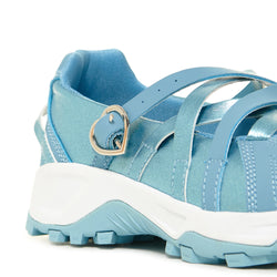 Kyubi Shimmering Ballet Mary Janes - Blue