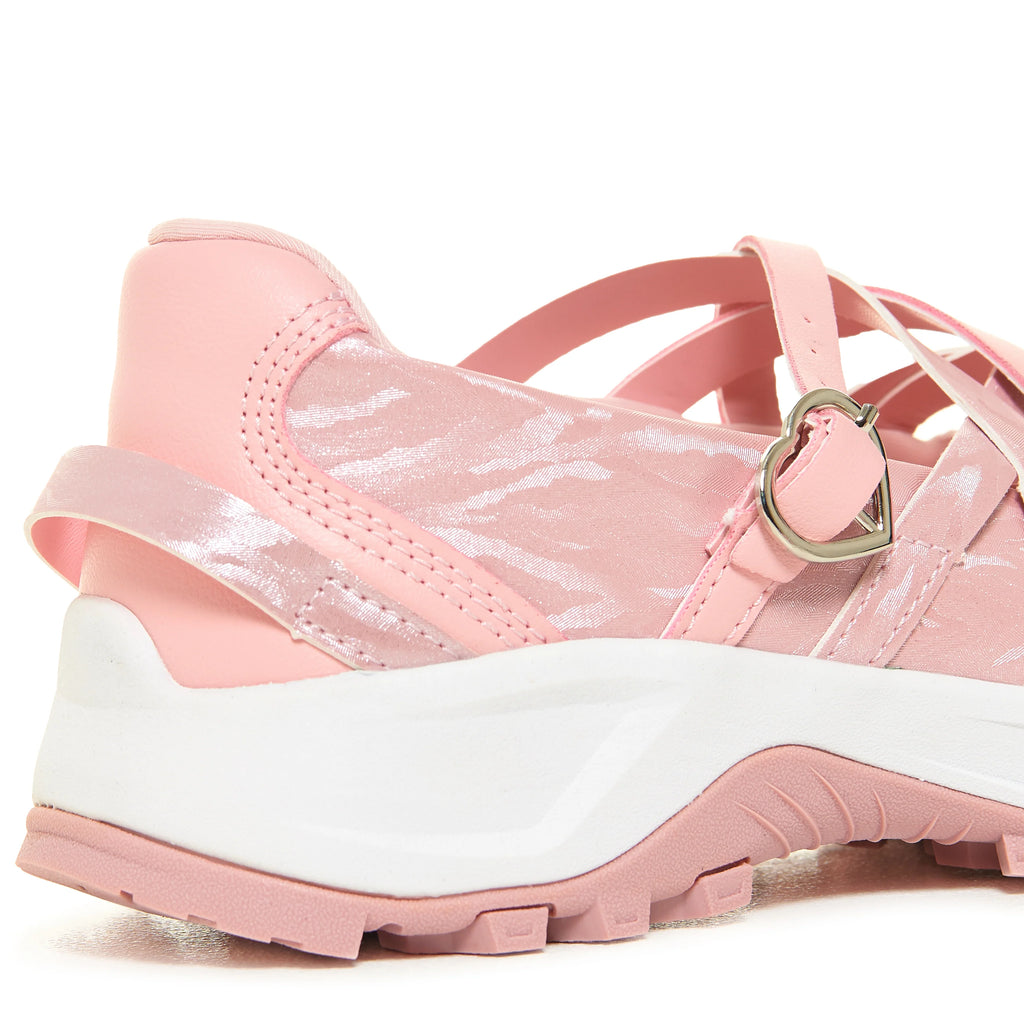 KOI Kyubi Shimmering Ballet Mary Janes - Pink