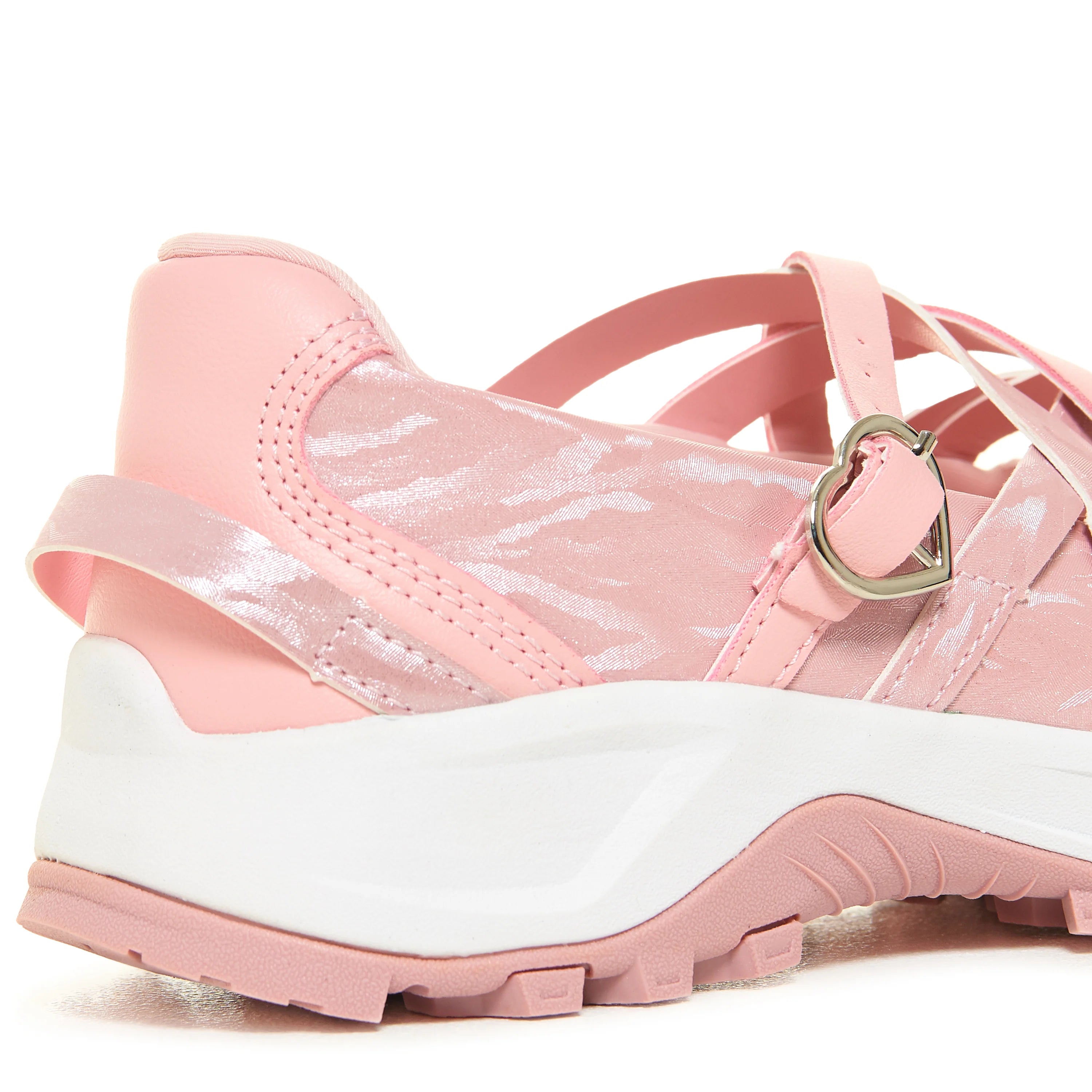KOI Kyubi Shimmering Ballet Mary Janes - Pink