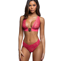 Infinite Lace Halter Set