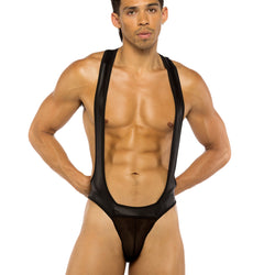 Mens Wrestling Leotard Jockstrap Singlet