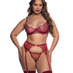 Beaded Belle 3-Piece Garter Set