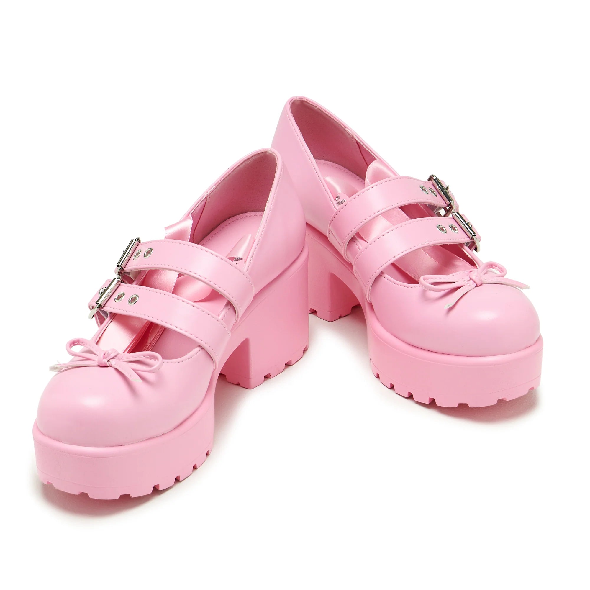 Miyako Lace Up Ballet Shoes - Pink-Clearance