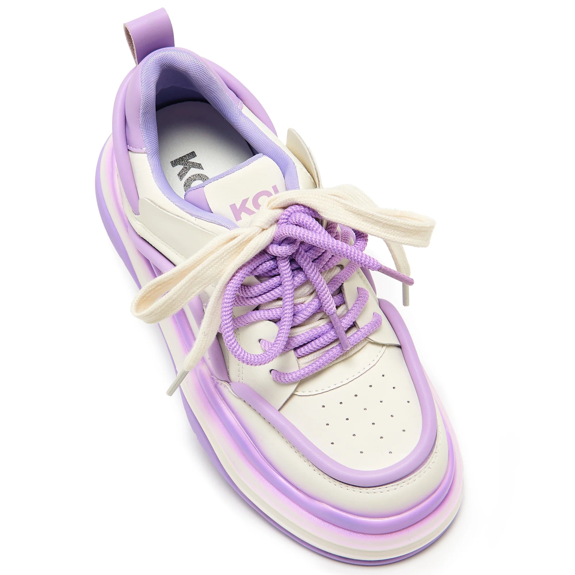 KOI Neon Reef Platform Trainers - Violet
