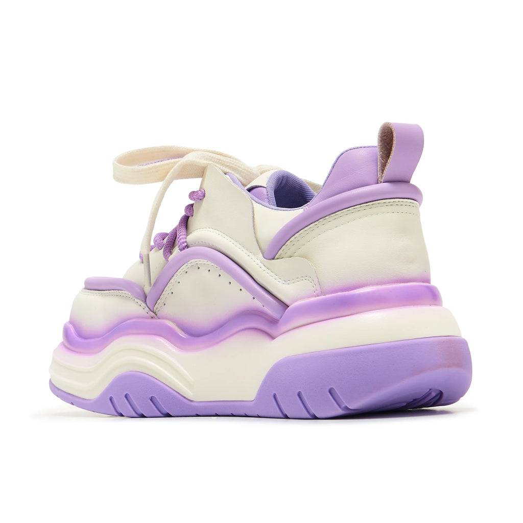 KOI Neon Reef Platform Trainers - Violet