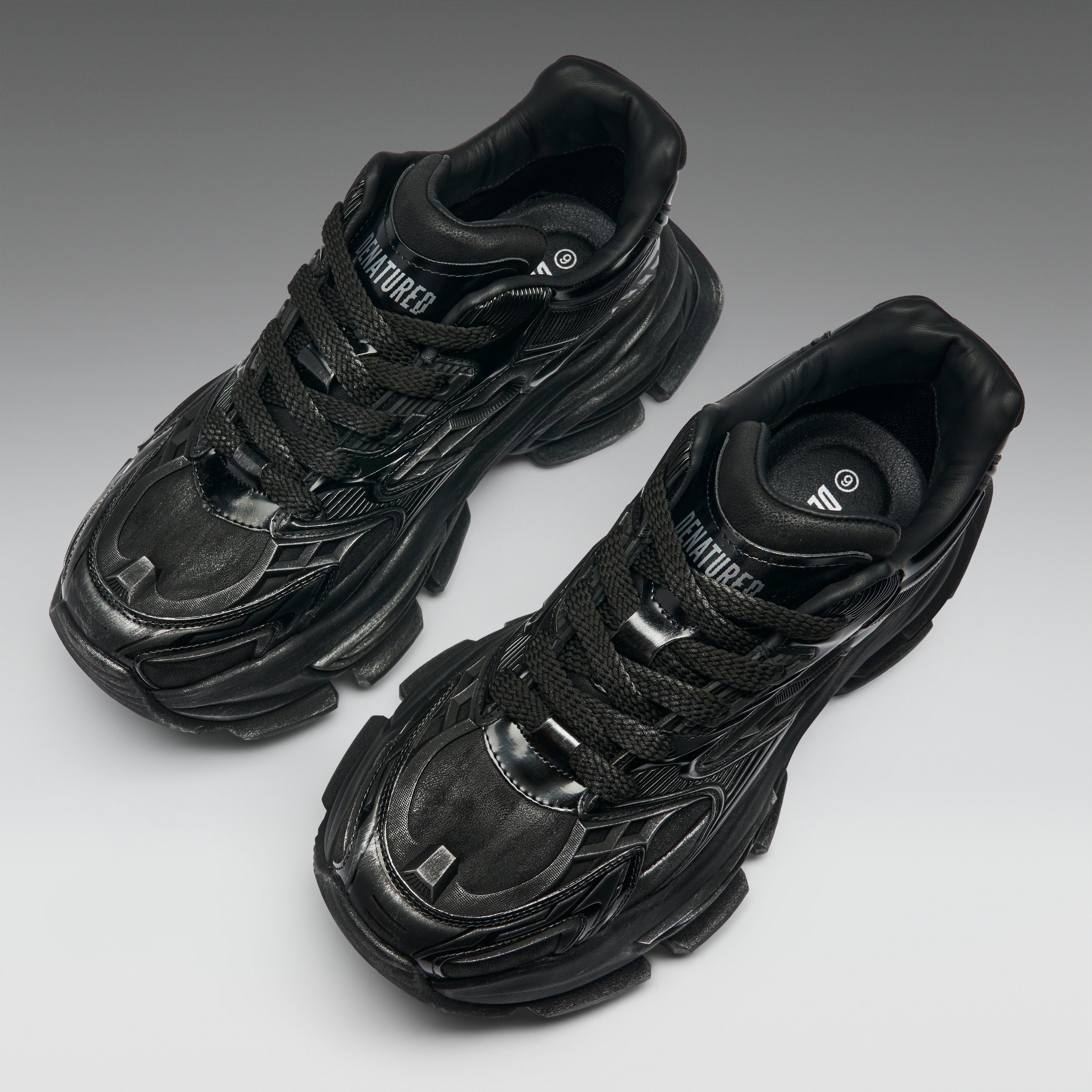 KOI Orbit Men's Chunky Trainers - Black
