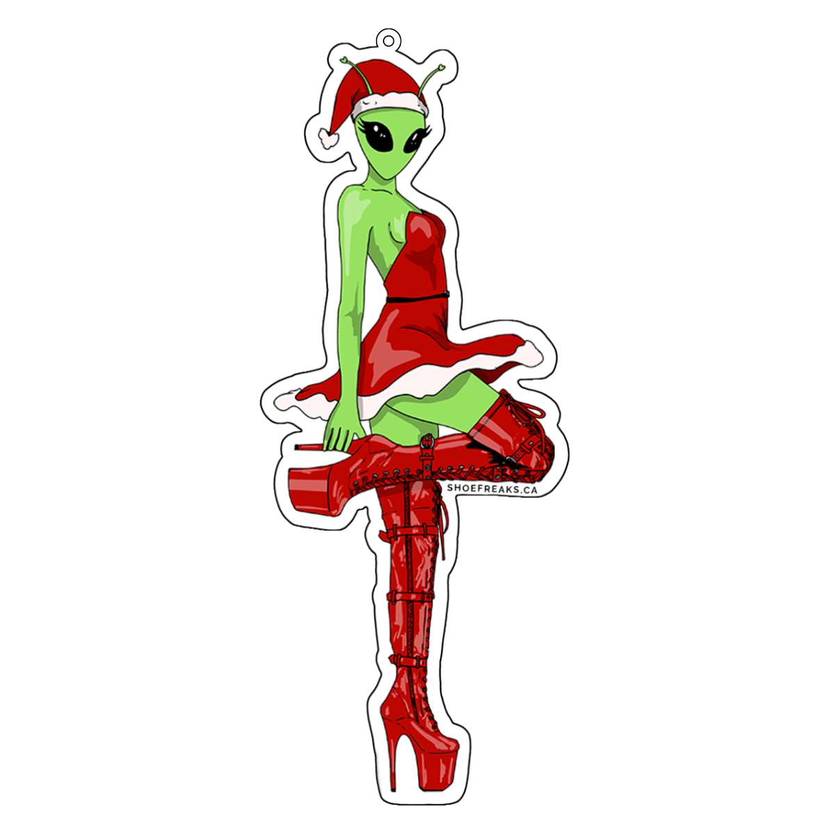 Alien Babe Ornament