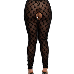 Burnout Bunny Footless Tights