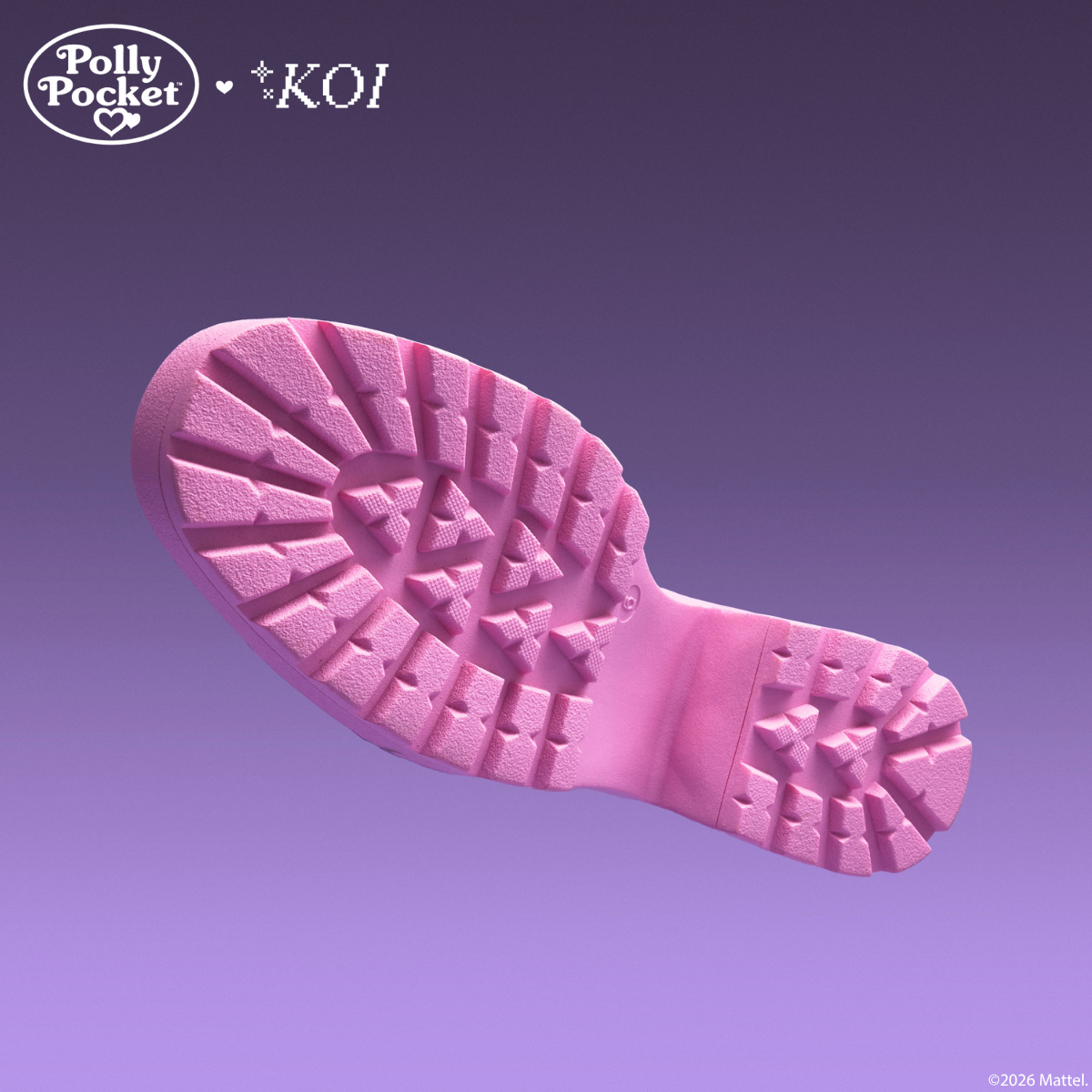 KOI Playset Days Chunky Heeled Mules- Pink