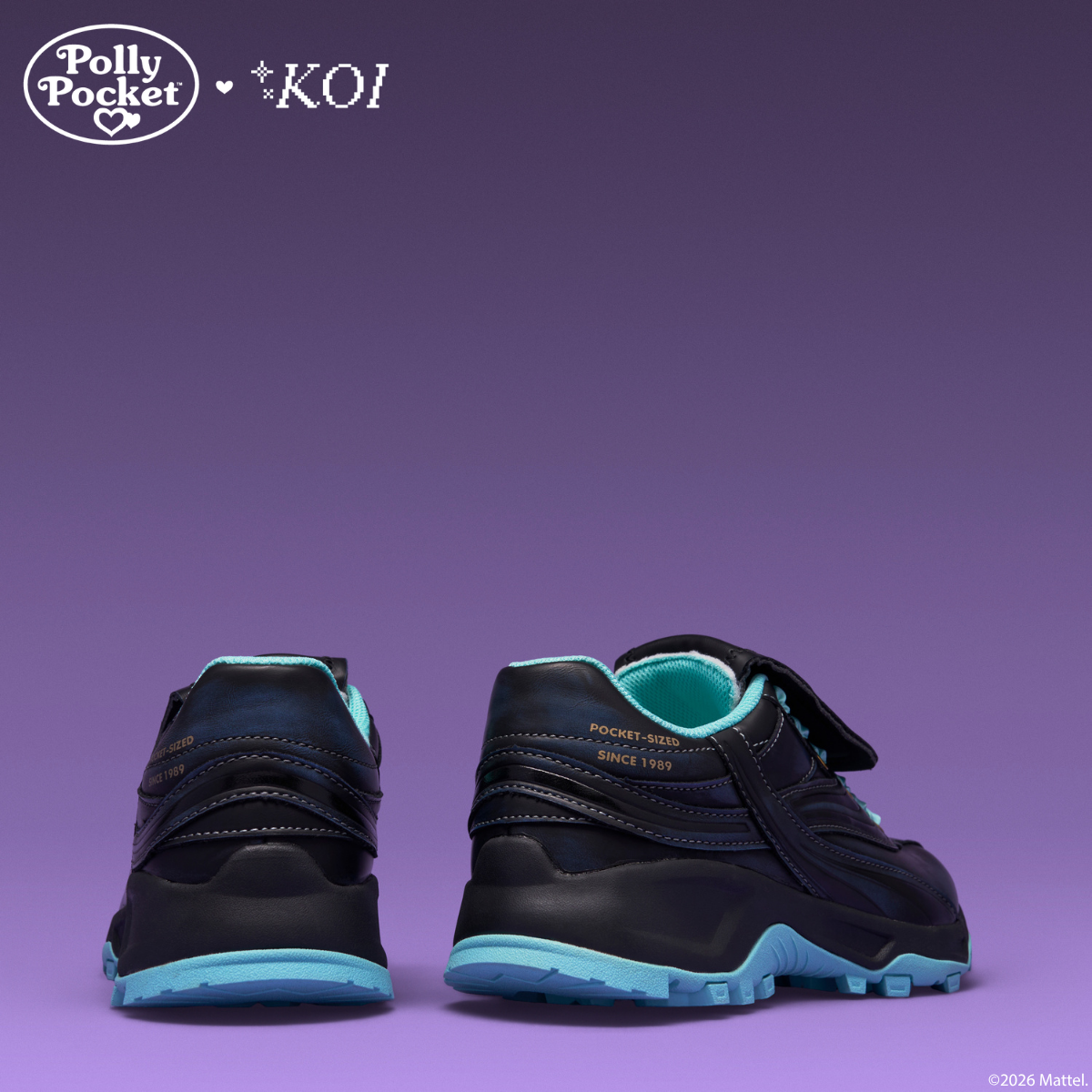 KOI Pocket Sized Sporty Trainers - Aqua