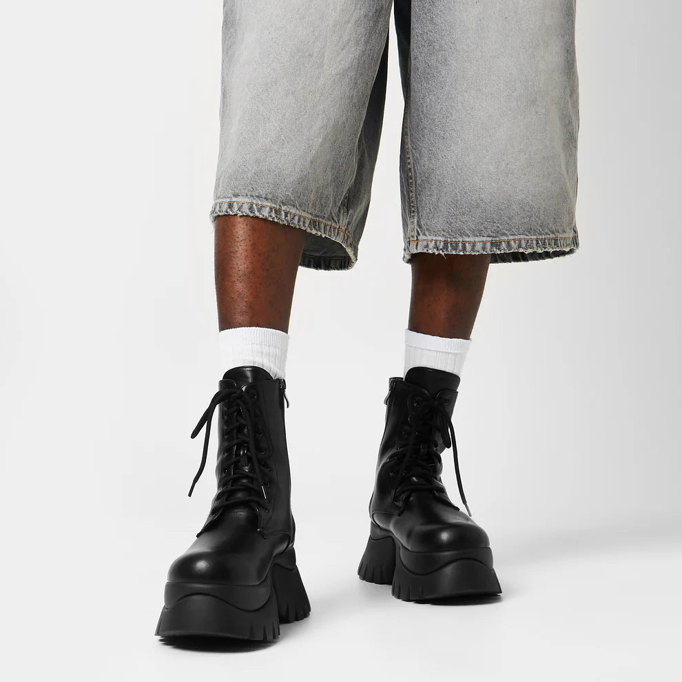 KOI Rancor Men's Vilun Black Lace Up Boots-Clearance