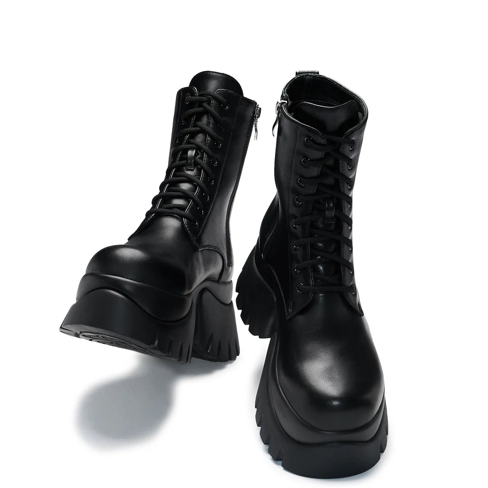 KOI Rancor Men's Vilun Black Lace Up Boots-Clearance