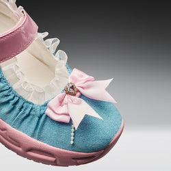 KOI Starlet Ruffle Ballet Mary Janes- Pink