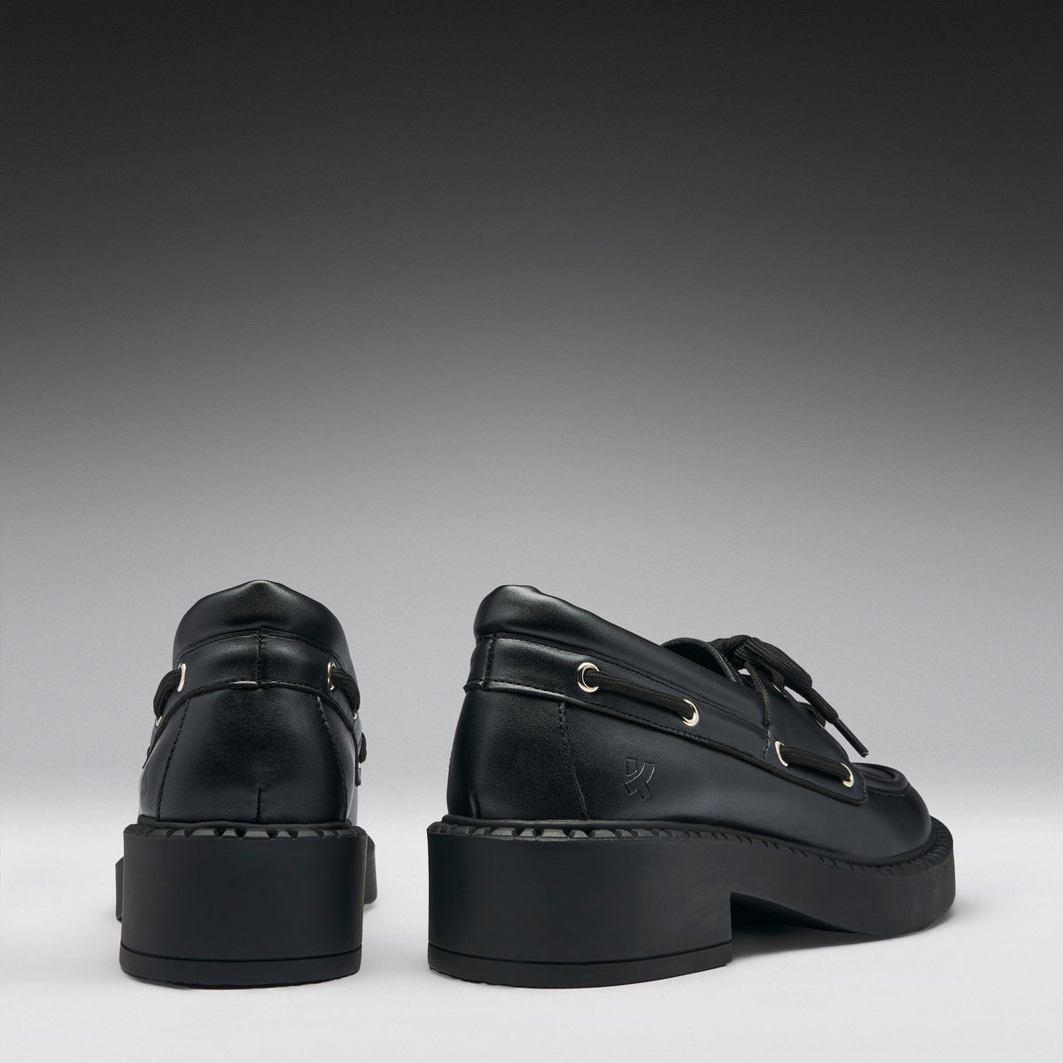 KOI Arwen Tale Boat Shoes - Black-Clearance
