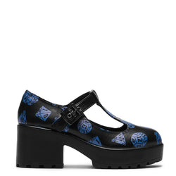 Sai Black Mary Janes ‘Saving Throw Edition’-Black-Size 12-Clearance