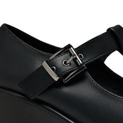 KOI SAI Black Mary Jane Shoes 'Faux Leather Edition'